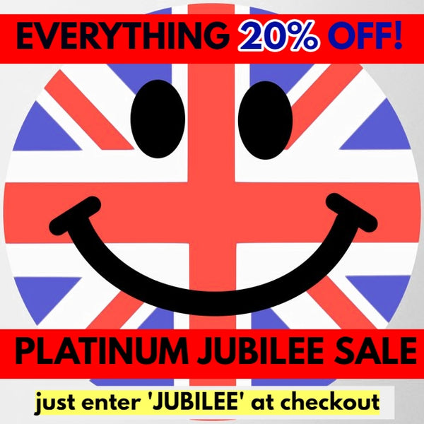 20% OFF ABSOLUTELY EVERYTHING - JUBILEE OFFER