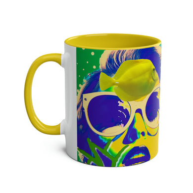 Yellow tang mug