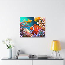 Load image into Gallery viewer, On the wall - Marine Clownfish Pianting

