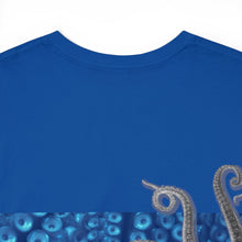 Load image into Gallery viewer, close up of rear design of octopus t-shirt
