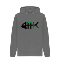 Load image into Gallery viewer, AK Fish Logo  - Deluxe Hoodie
