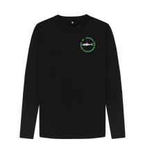 Load image into Gallery viewer, Tropcal Fish Society T-shirt - black long sleeve
