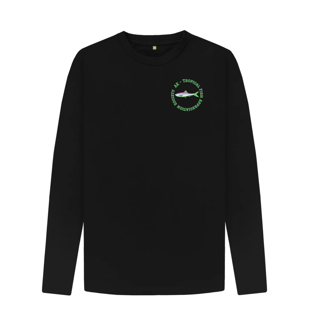Tropcal Fish Society T-shirt - black long sleeve