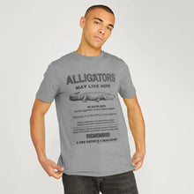 Load image into Gallery viewer, AK™ Gator Danger Sign T-shirt 🐊
