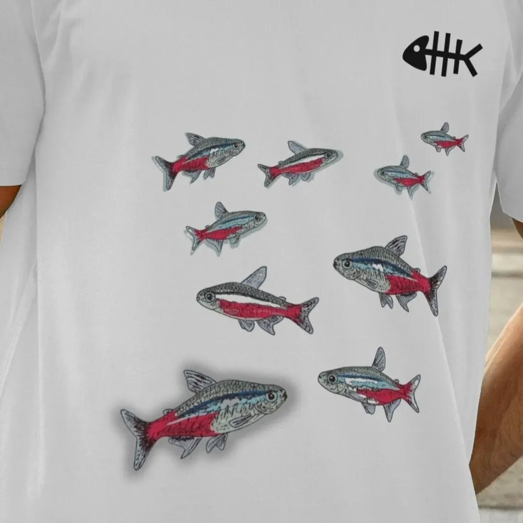 white fish t-shirt