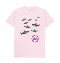 Load image into Gallery viewer, Neon Tetra T-shirt - Aquarist Collective in pink
