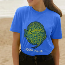 Load image into Gallery viewer, Discus Turqoise Fish Tshirt
