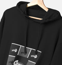 Load image into Gallery viewer, Fish Tiles Hoodie - Black - closeup
